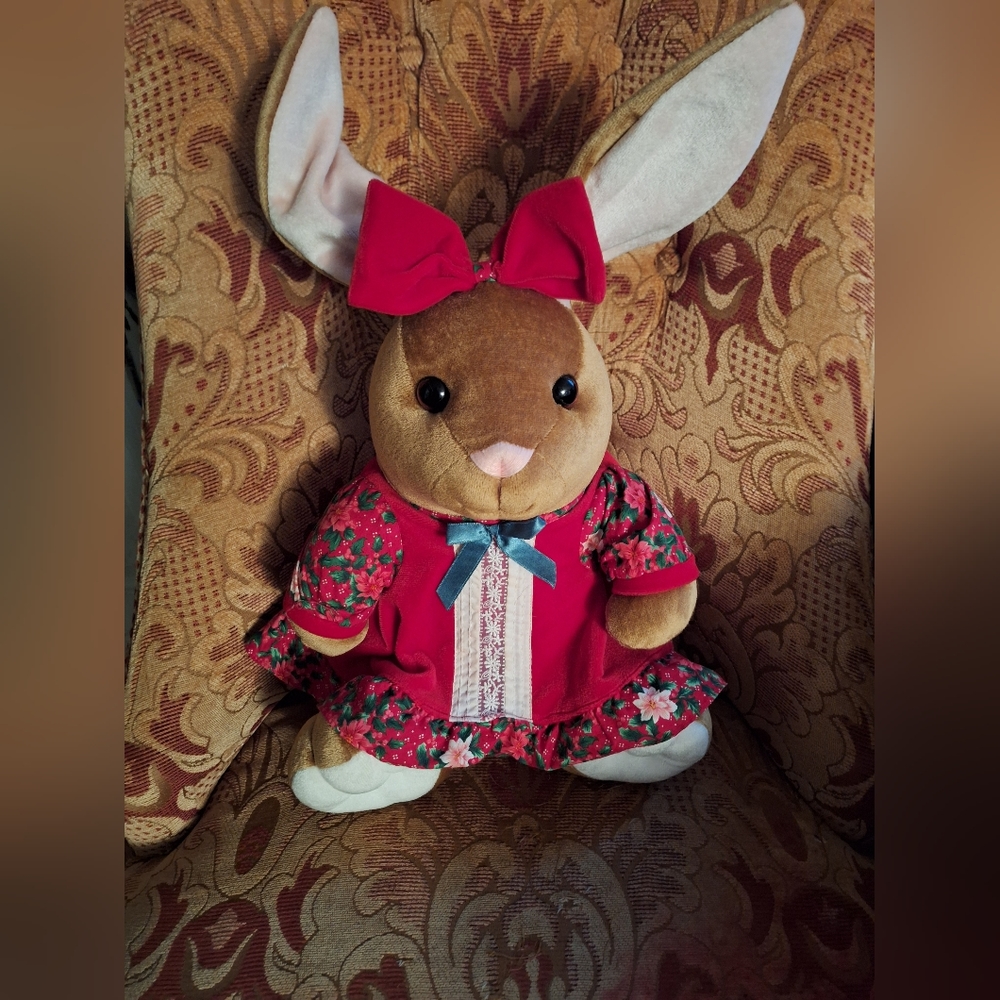 Vintage Christmas 🎄 rabbit 🐇